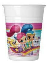 Plastic Cups Shimmer And Shine /8Pcs