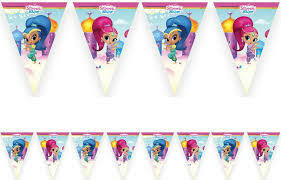 Triangle Flag Banner Shimmer And Shine