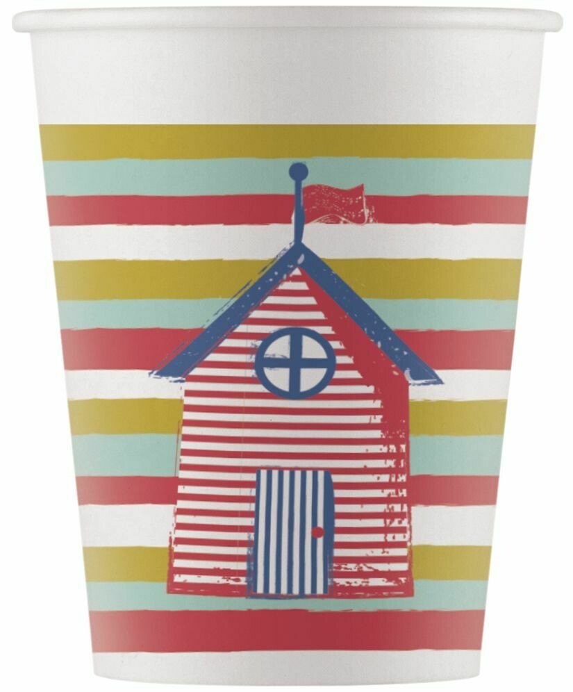 Paper Cups Happy Ice Cream /8Pcs