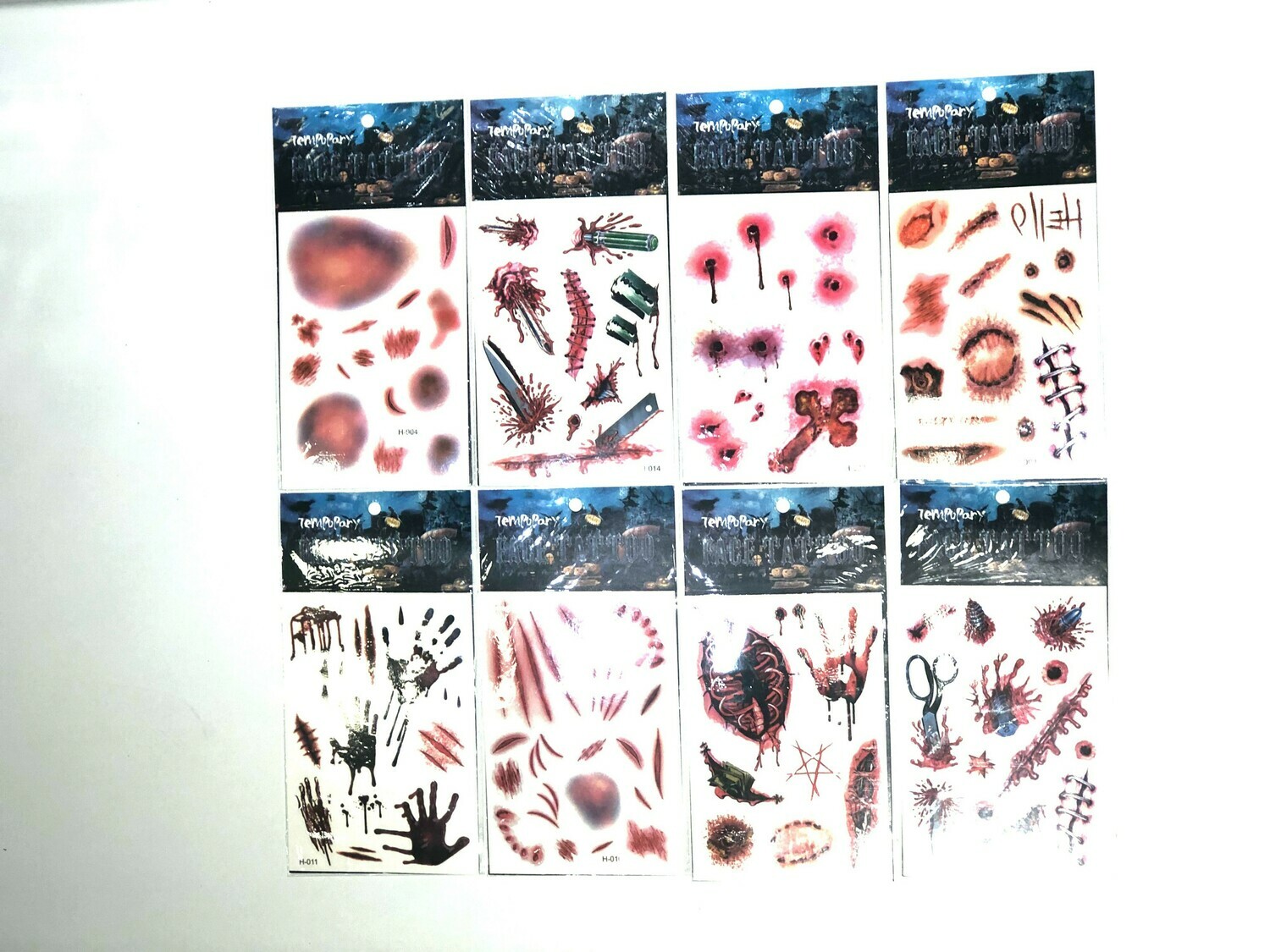 Halloween Tattoos Assorted Designs /1Sheet