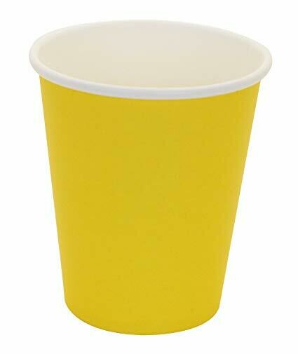 Yellow Paper Cups /10Pcs
