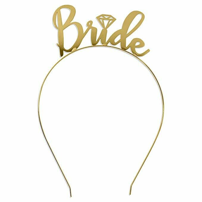 Bride Headband Gold
