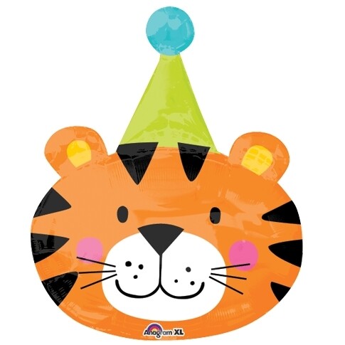 Supershape Circus Tiger Foil Balloon