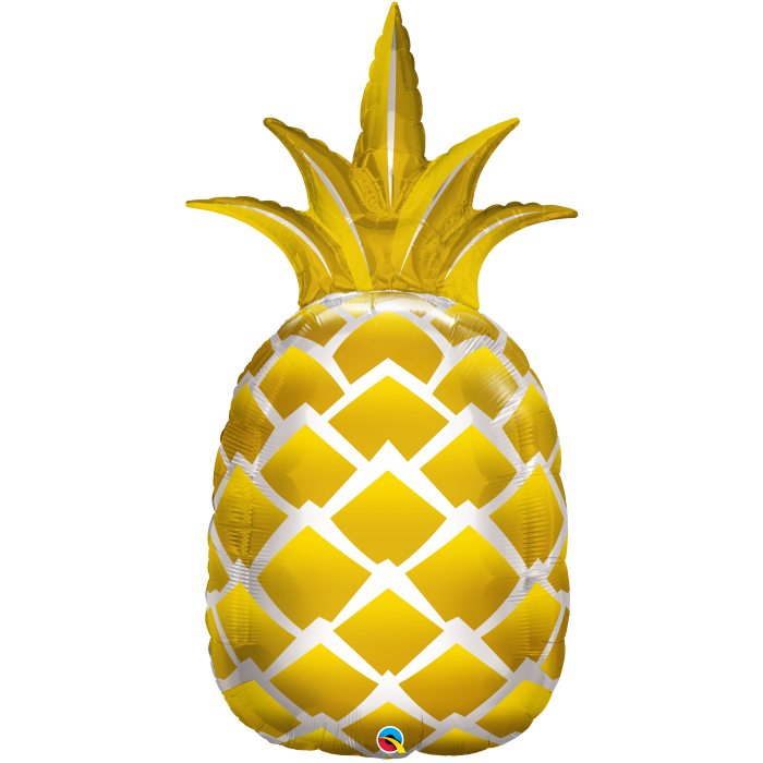 Supershape Golden Pineapple Foil Balloon
