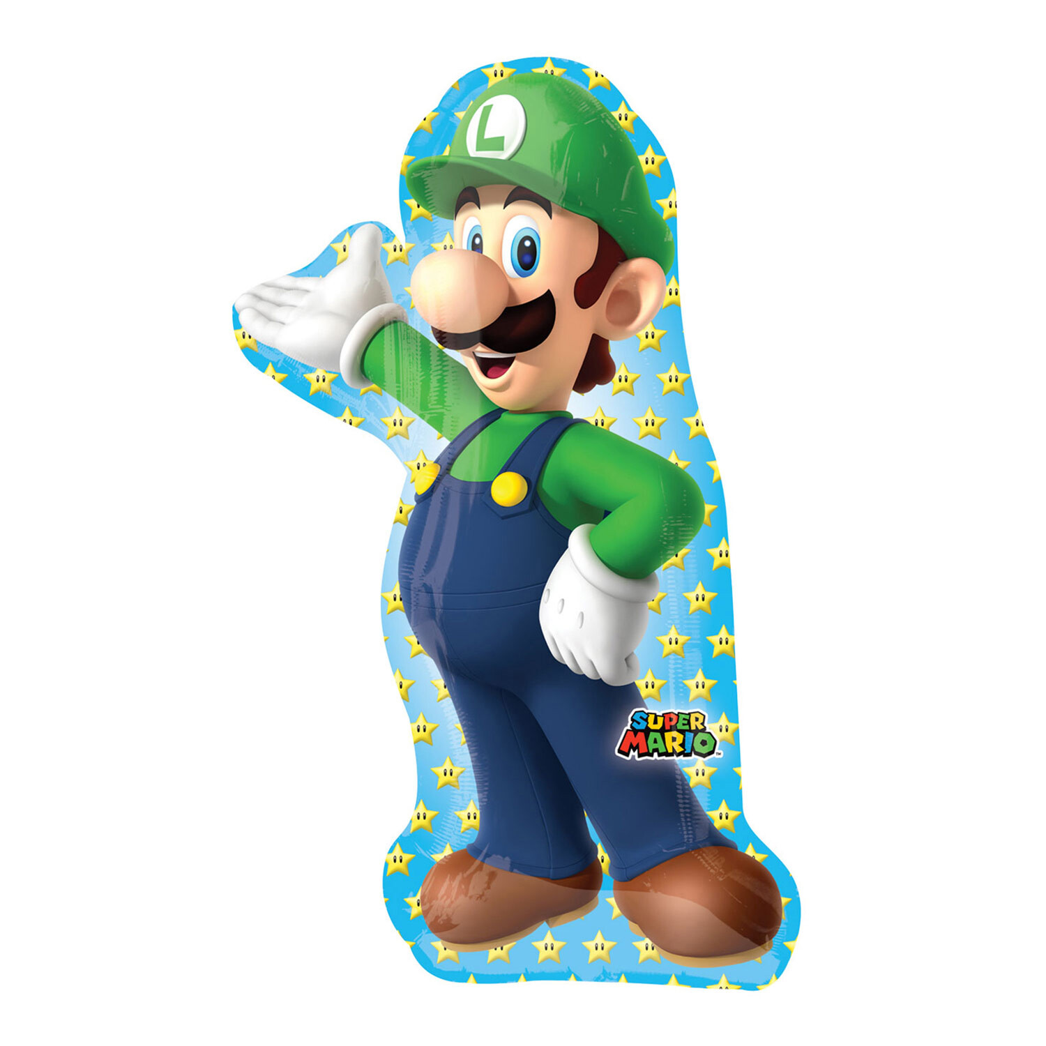 Supershape Super Mario Luigi Foil Balloon