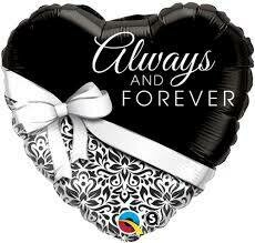 Wedding Always &amp; Forever Foil Balloon