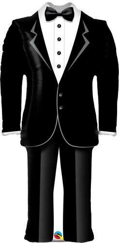 Supershape Tuxedo Foil Balloon