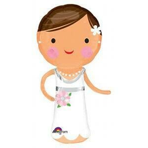 Supershape Lovely Bride Foil Balloon