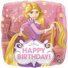 Rapunzel Happy Birthday Foil Balloon