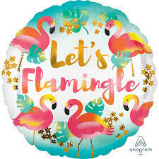 Let&#39;s Flamingo Foil Balloon