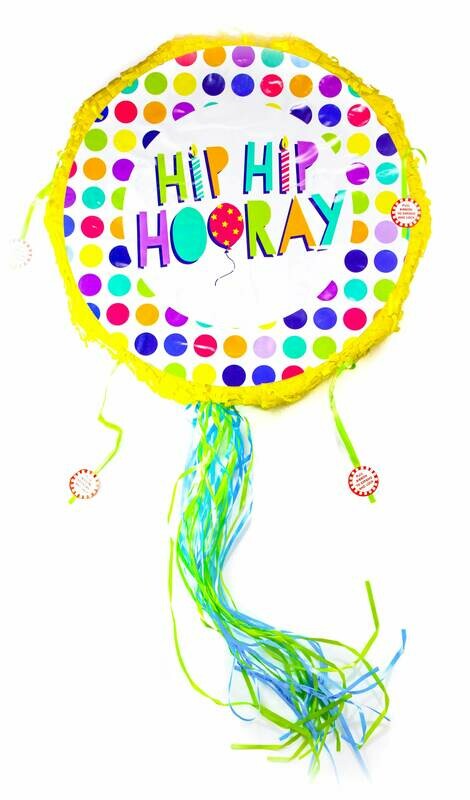 Hip Hip Hooray Pull Pinata