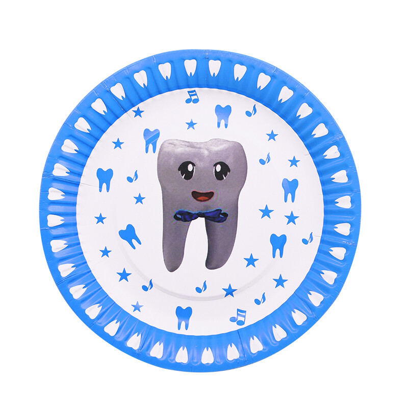 First Tooth Blue Plates /10Pcs