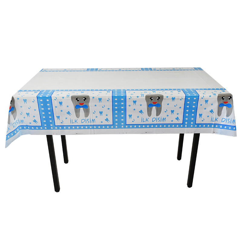 First Tooth Blue Tablecover