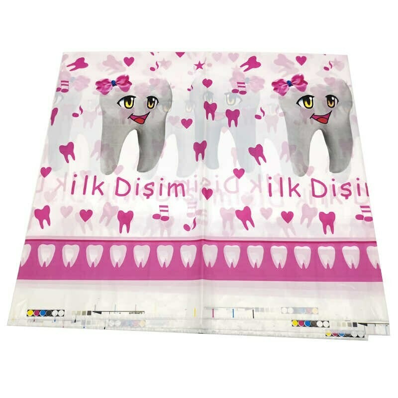 First Tooth Pink Tablecover