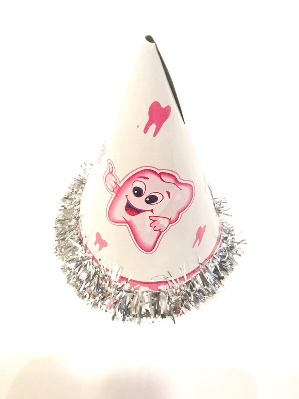 First Tooth Pink Hats /5Pcs