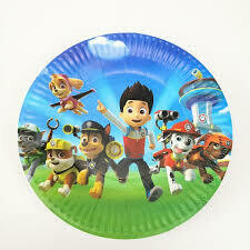 Paw Patrol Plates /10Pcs Paw Patrol Plates /10Pcs