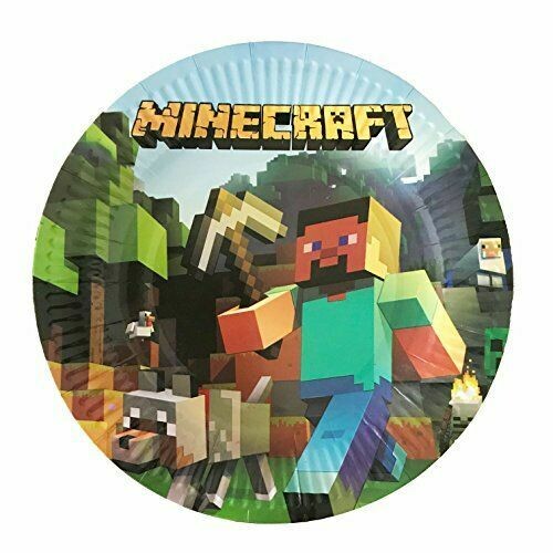 Minecraft Plates /10Pcs