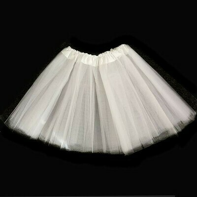 Child White Tutu Skirt