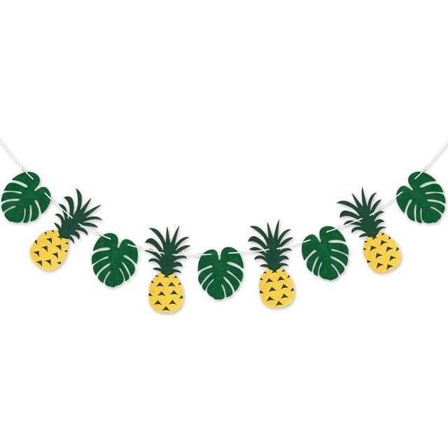 Glitter Pineapple Banner