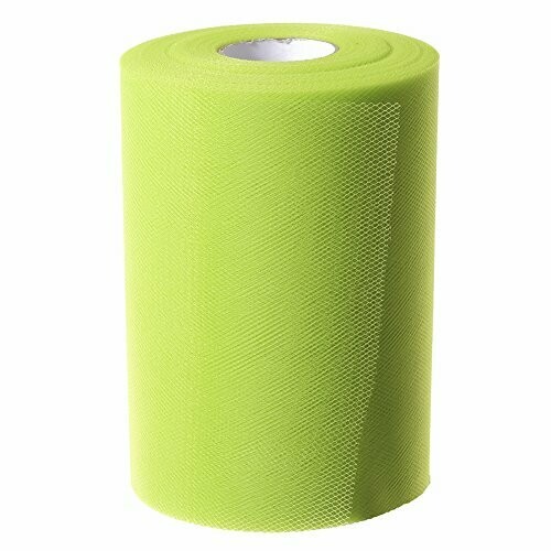Table Tulle Roll Decoration Lime Green