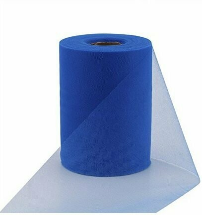 Table Tulle Roll Decoration Royal Blue