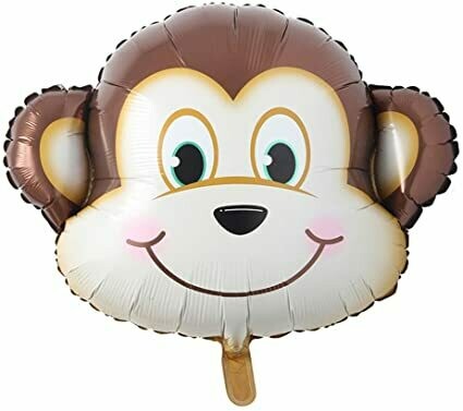 Monkey Head Foil Balloon
