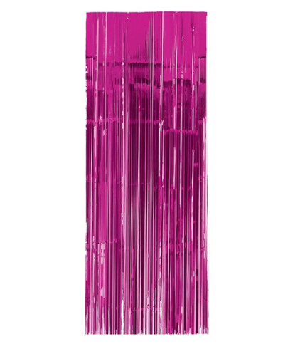Foil Curtain Hot Pink