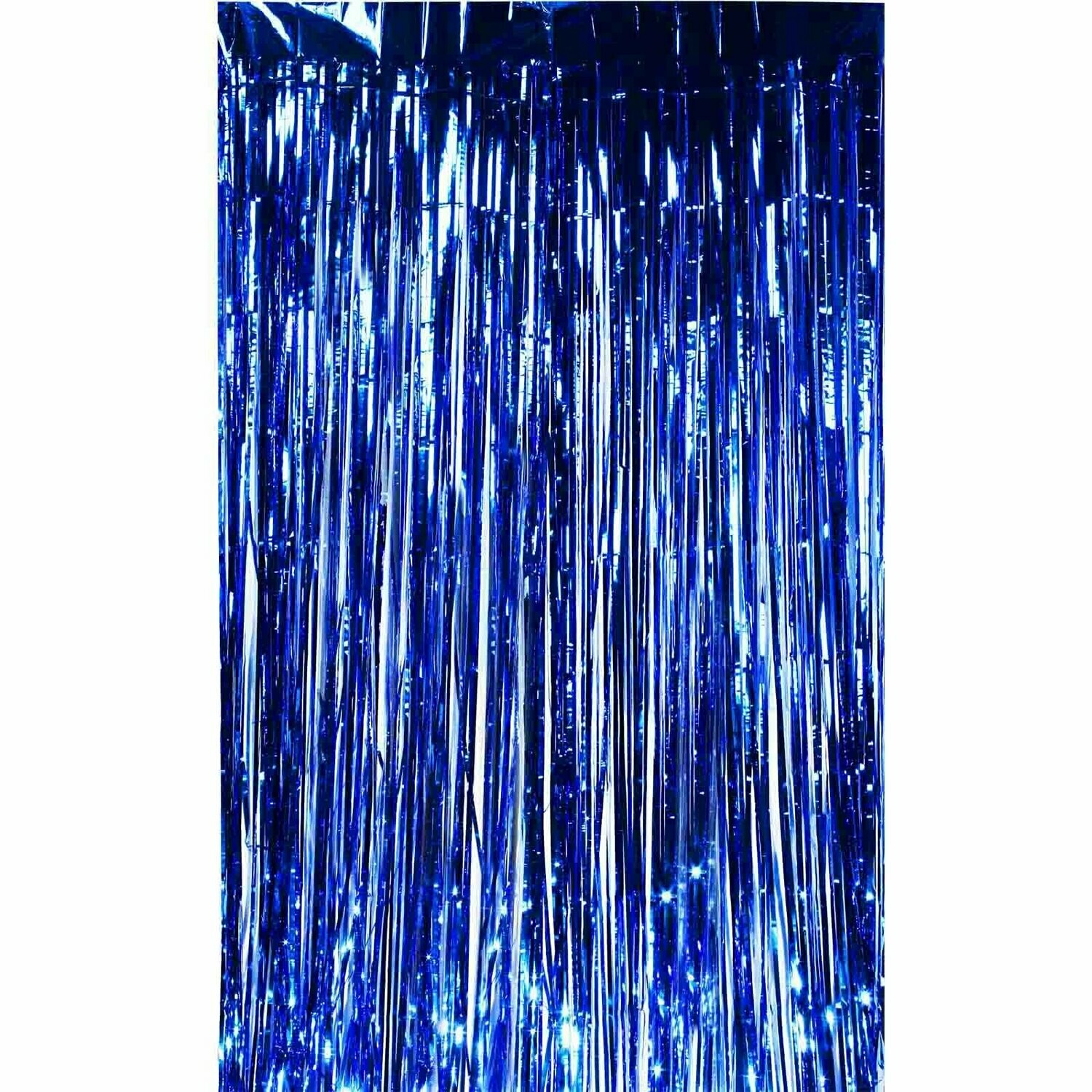 Foil Curtain Royal Blue