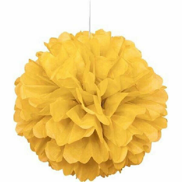 Puff Decor Yellow 8 in. /1Pc