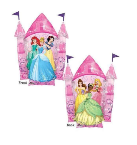 Supershape Multi Princesses Castle Foil Balloon