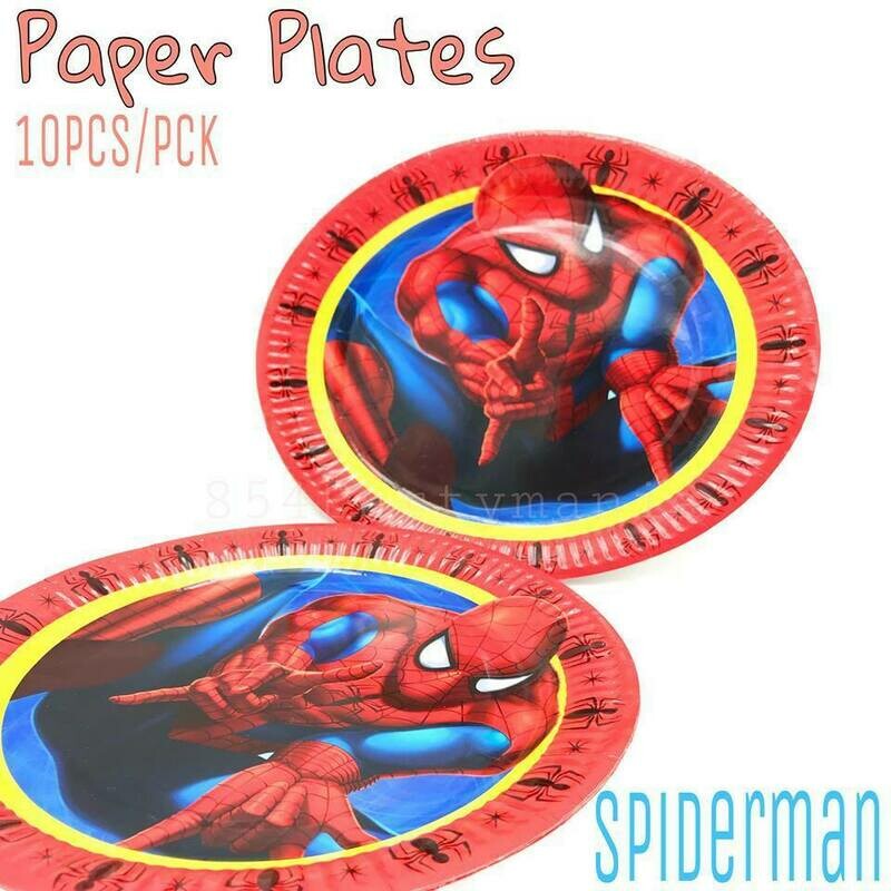Spiderman Plates /10Pcs