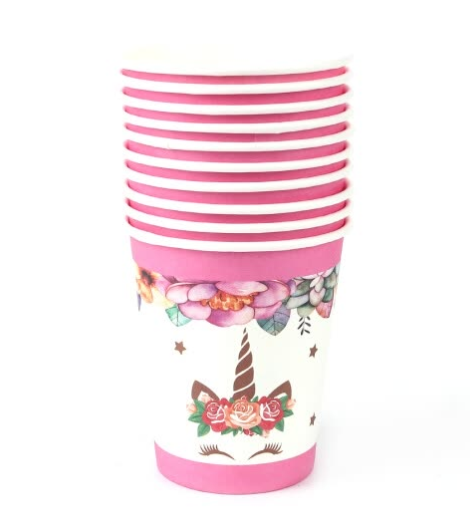 Baby Unicorn cups /10Pcs