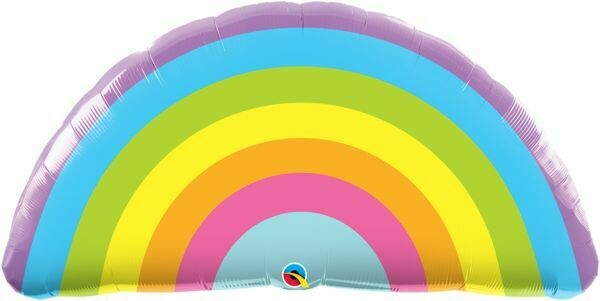 Supershape Rainbow Foil Balloon