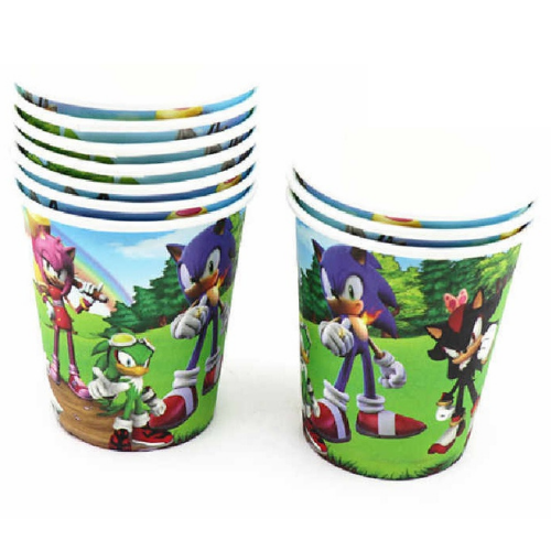 Sonic The Hedgehog Cups /10Pcs