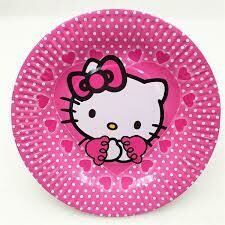 Hello Kitty Plates /10Pcs