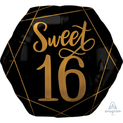 Supershape Elegant Sweet 16 Foil Balloon