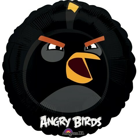 Angry Birds – Black Bird – Foil Balloon