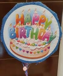 Birthday Cake Pull Pinata