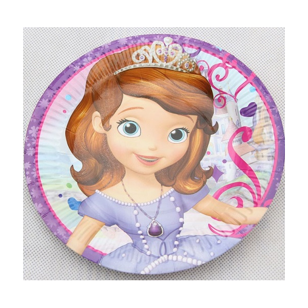 Paper Plates Sofia The First /10Pcs