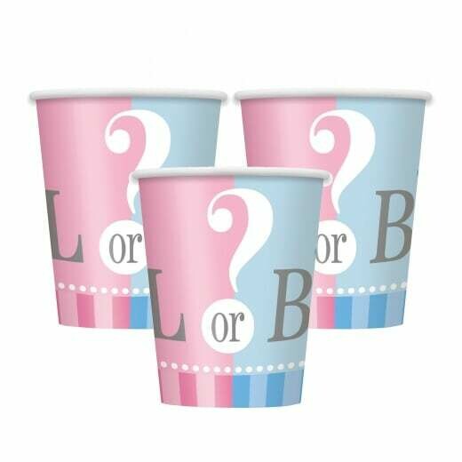 Gender Reveal Cups /10Pcs