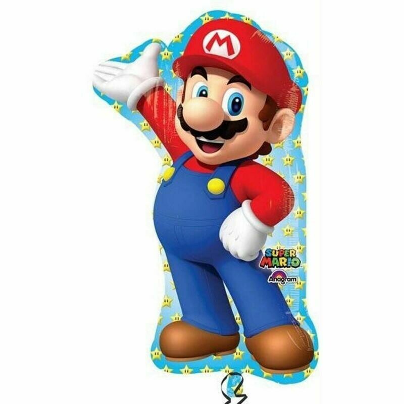 Supershape Super Mario Brothers Foil Balloon