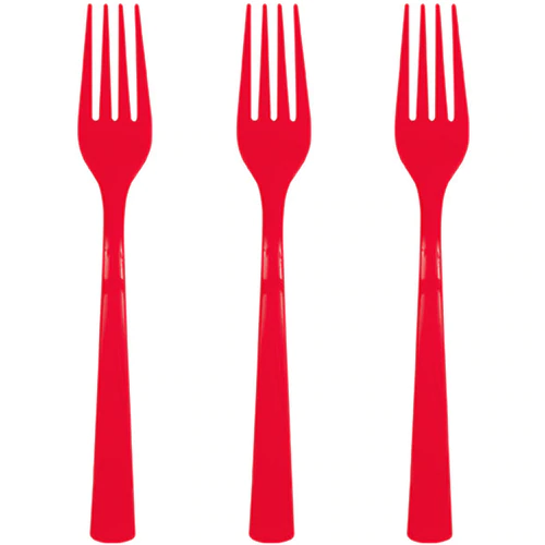 Forks Ruby Red /20Pcs
