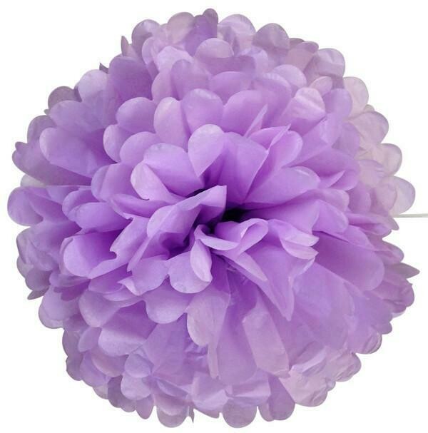 Puff Decor Pretty Purple Lavender 16 in. /1Pc