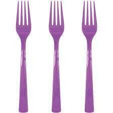 Forks Pretty Purple /20Pcs