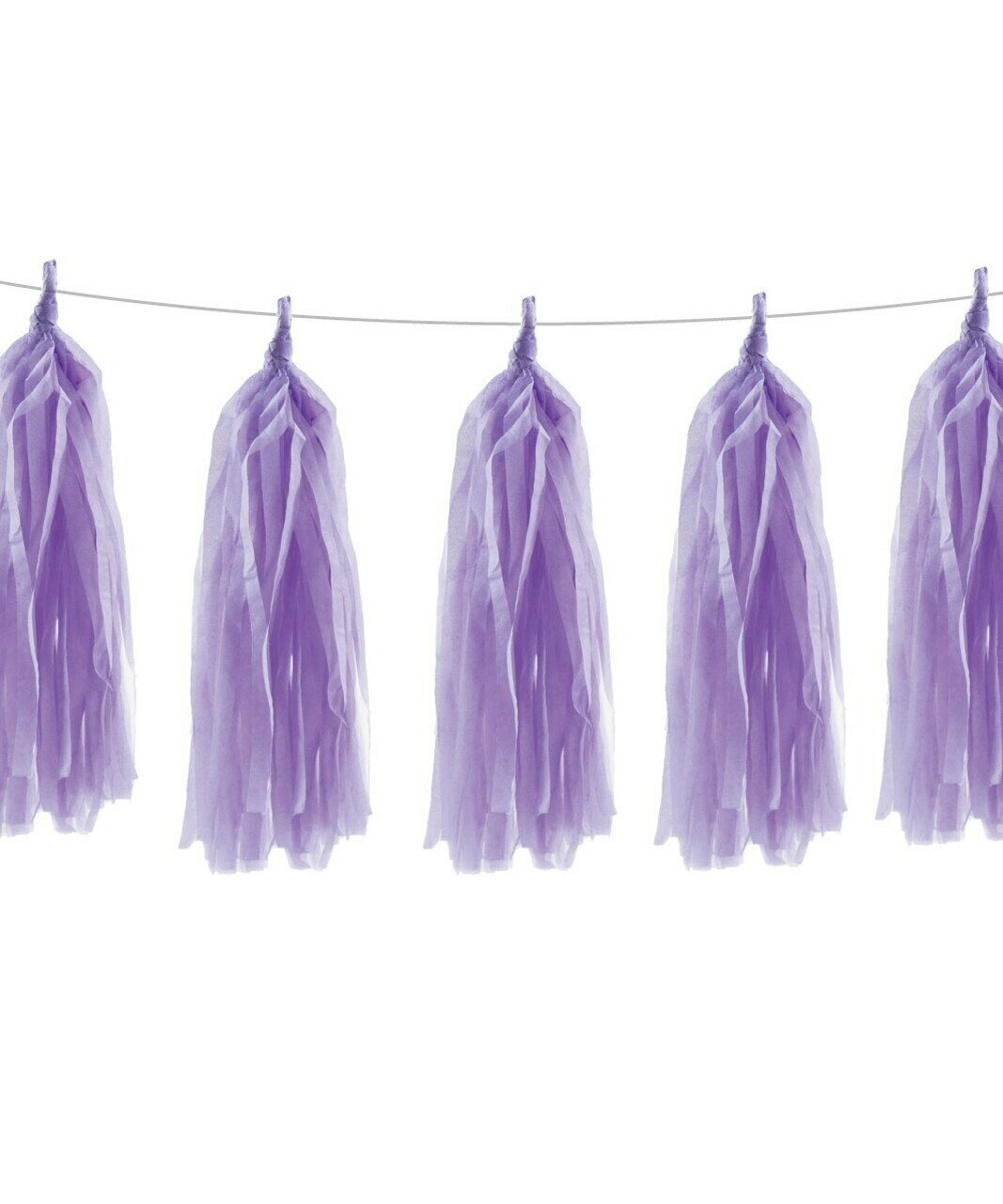 Pretty Purple Lavender Tissue Paper Tassel/DIY