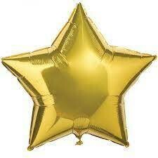 Star Gold Foil Balloon