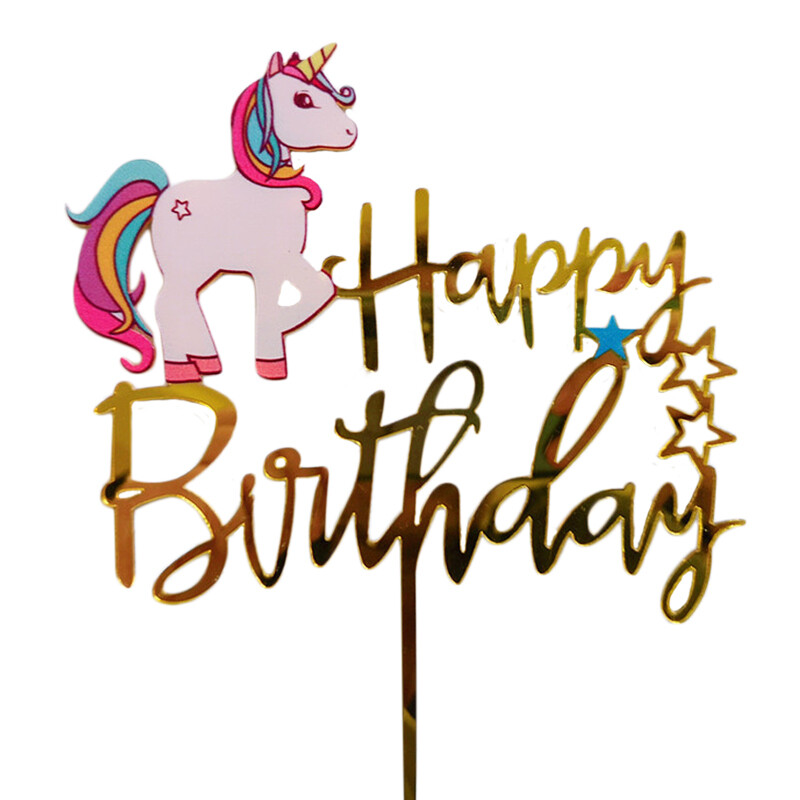 Unicorn Cake Topper /1Pc