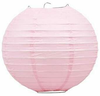 Large Lovely Pink Round Lantern /1Pc