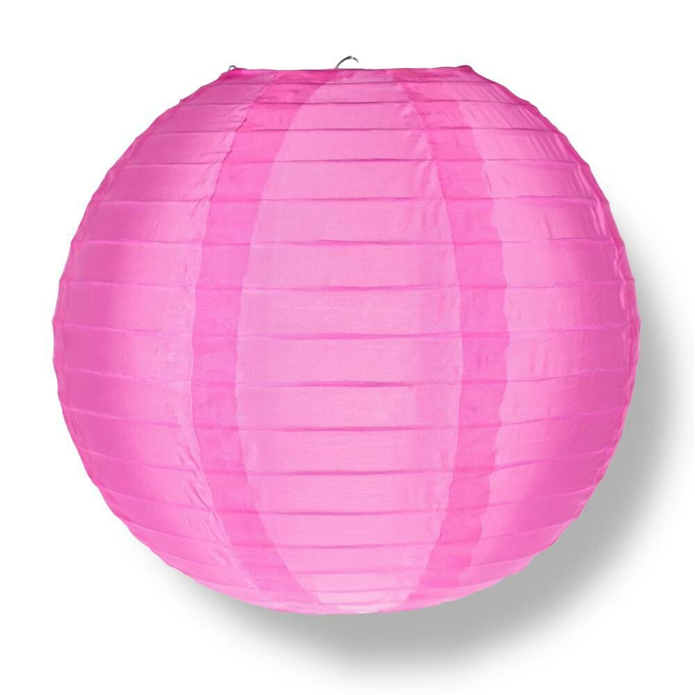 Large Hot Pink Round Lantern /1Pc