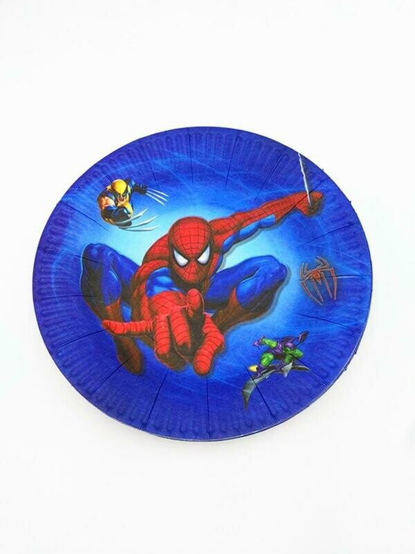 Spiderman Plates /10Pcs